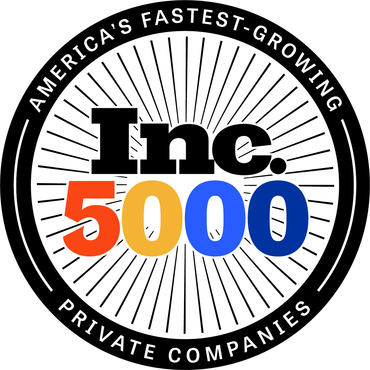 inc. 5000 color medallion logo