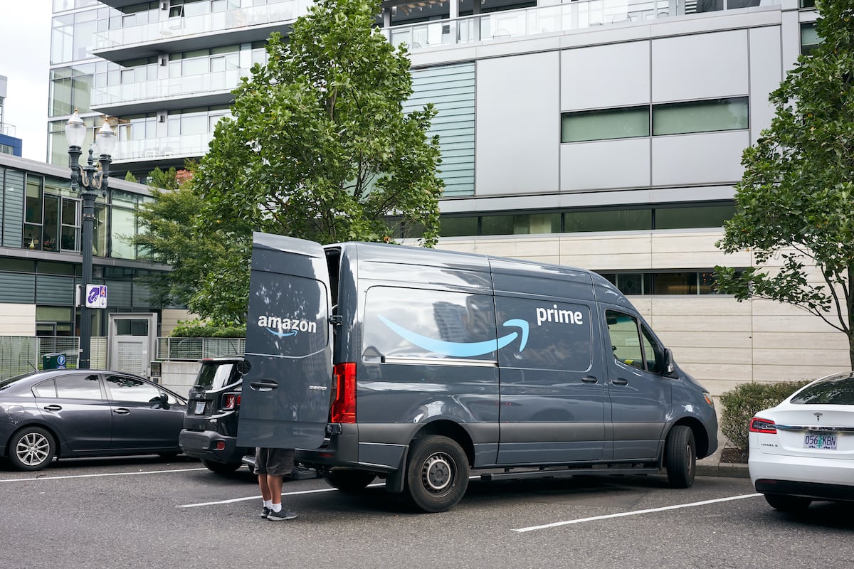 amazon driver truck